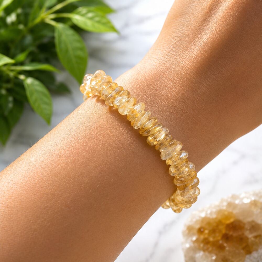 Citrine Chip Bracelet